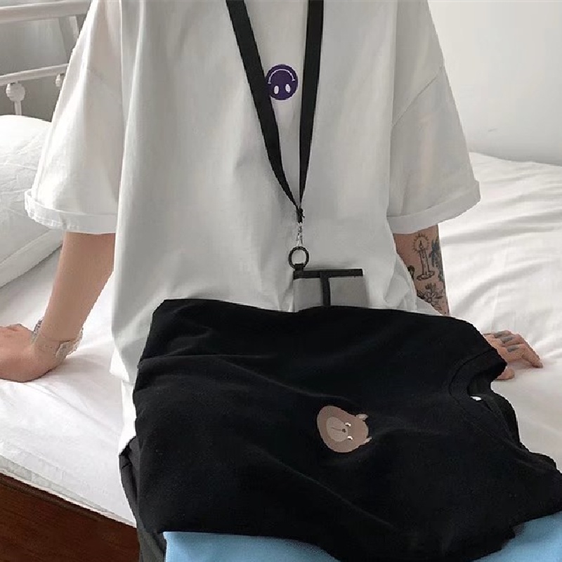 Áo Thun Tay Ngắn Cổ Tròn Dáng Rộng In Họa Tiết Hoạt Hình Thời Trang Mùa Hè Cho Nam Size M-5XL