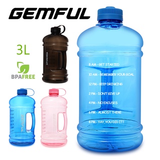 Bình nước 3L dung tích lớn không BPA phong cách thể thao