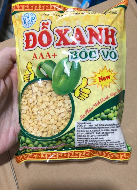 Đỗ Xanh Bóc Vỏ Đặc Sản Đức Phương Gói 200g