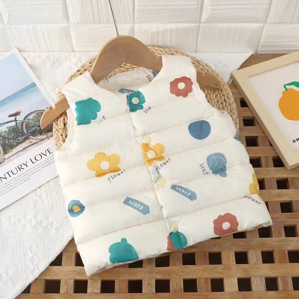 Áo phao gile Quảng châu cho bé trai, bé gái K016