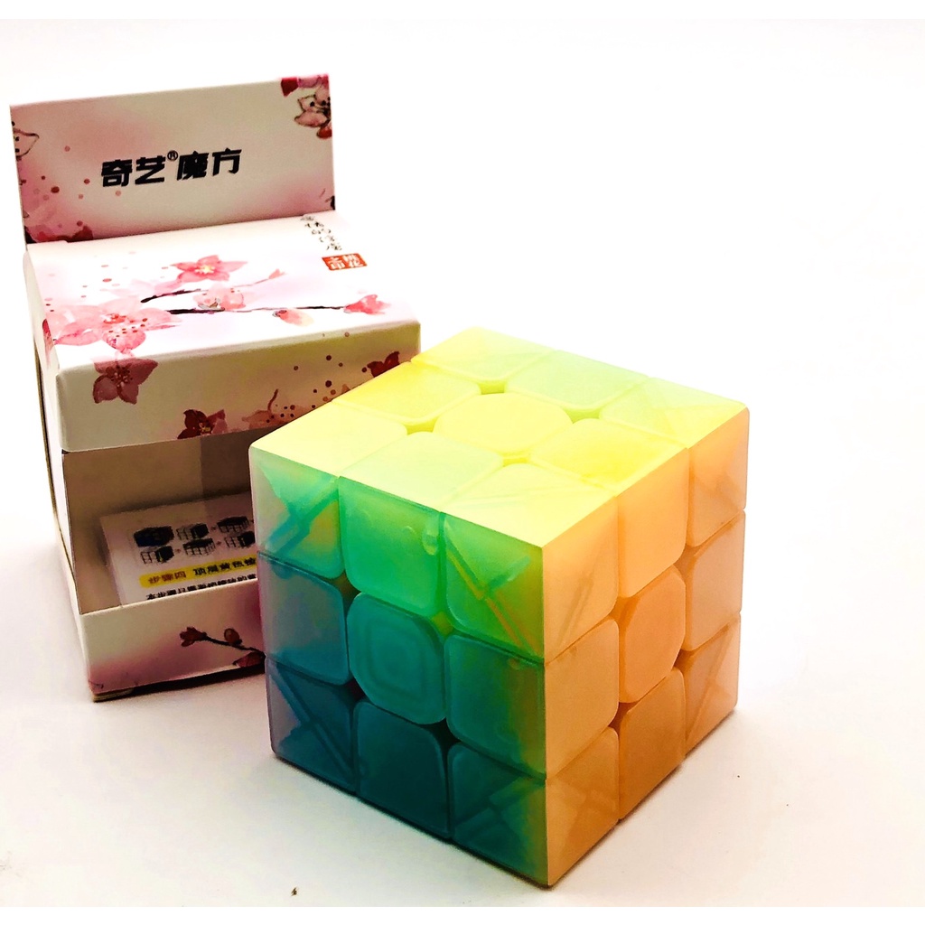 Đồ Chơi Rubik 3x3 Qiyi - Dòng Jelly 169 - Cho Bé Từ 6 Tuổi