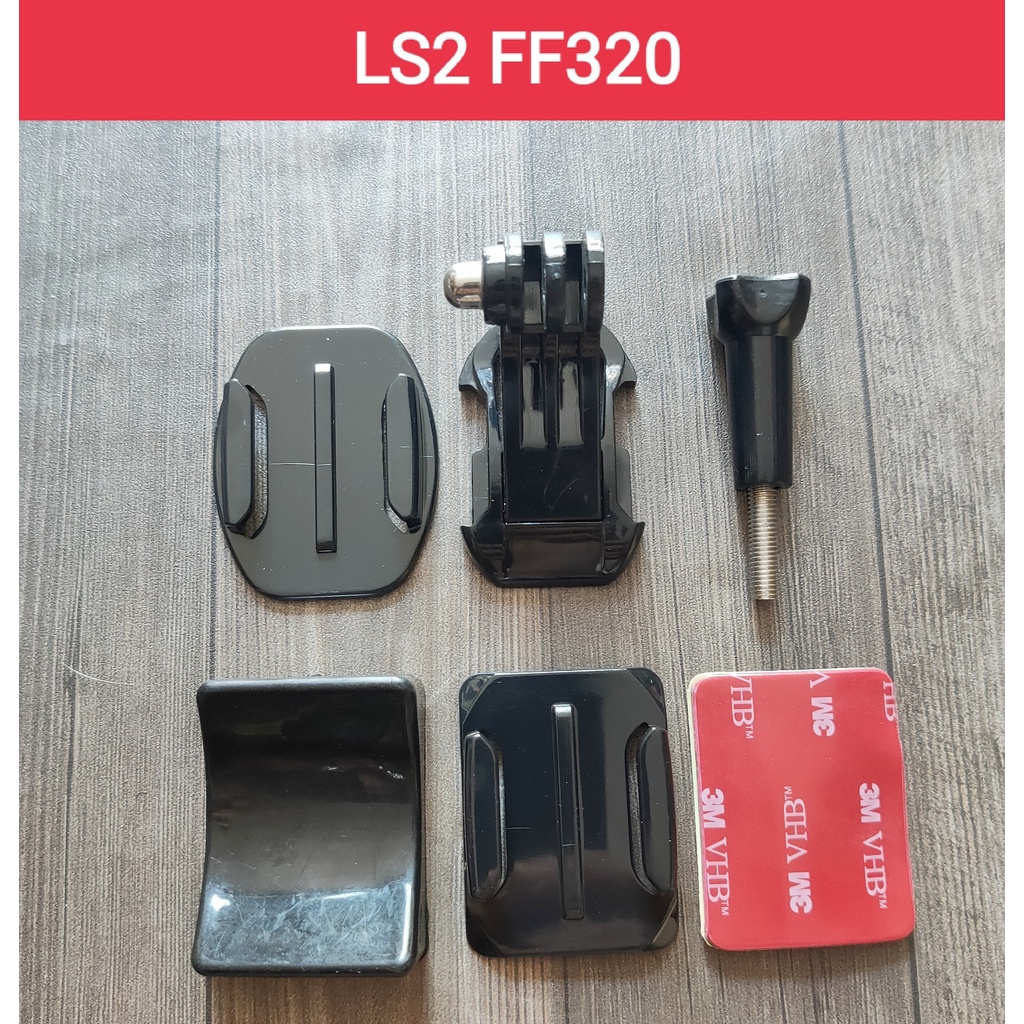 Bộ Mount gắn cằm camera hành trình cho mũ bảo hiểm Fullface - Pát gắn cằm camera - BIKER 176