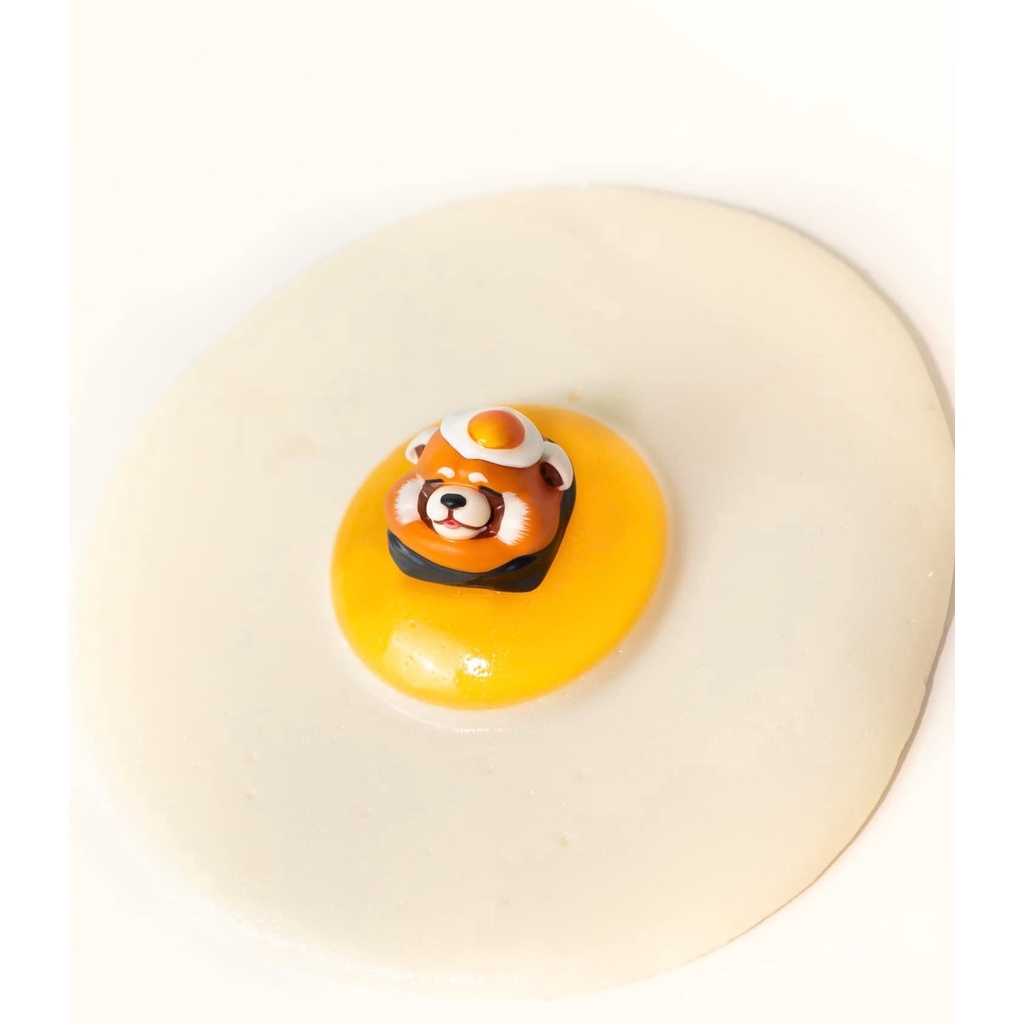 Keycap artisan nút bàn phím nghệ thuật dành cho bàn phím cơ mẫu gấu trúc đỏ - Chính hãng Kem Factory