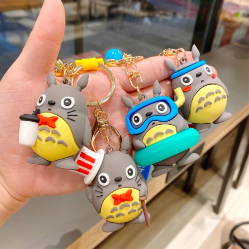 Móc khóa, móc túi hoạt hình Totoro dễ thương nhiều biểu cảm cute dùng làm quà tặng, dây treo balo, túi xách, ví cầm tay