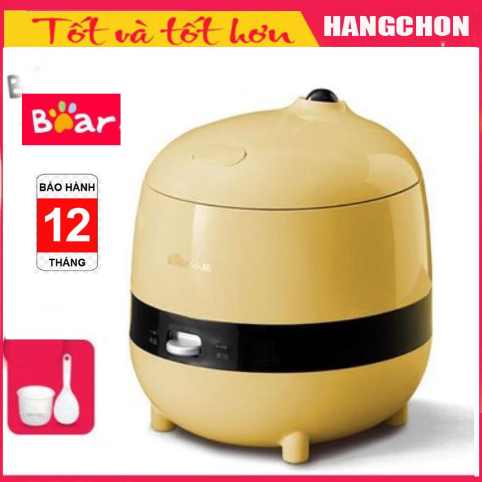 Nồi cơm điện mini đa năng BEAR DFB-B12F1 nấu mỳ, cháo, canh, súp,.... có hẹn giờ phục vụ 1-2 người ăn tặng ổ cắm 3 chấu