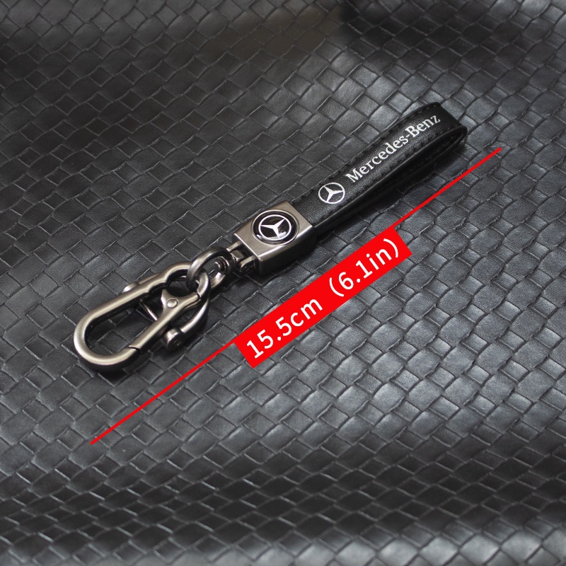 Móc Chìa Khóa Bằng Da PU Và Kim Loại Cho Mercedes Benz Class W212 W211 W210 W203 W204 W205 CLA GLK CLS A C E