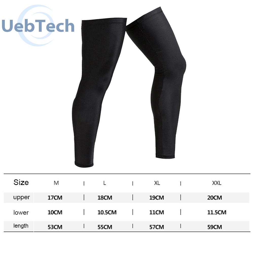 1 đôi tất ống chân co giãn bảo vệ chống tia UV Uebtech