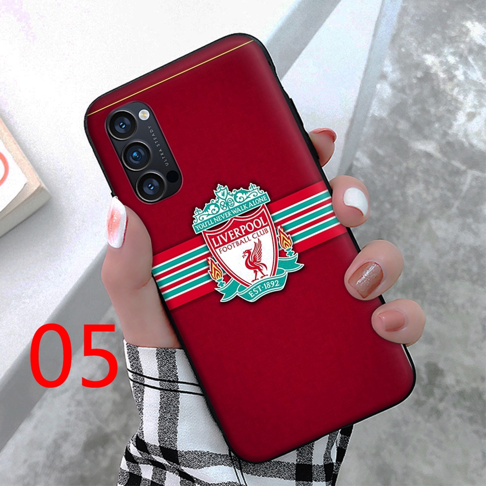 Ốp điện thoại silicon in logo câu lạc bộ bóng đá Liverpool cho REALME 2 3 5 5I 5S 6 C2 C3 PRO