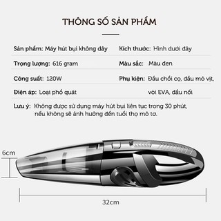 Máy Hút Bụi Mini Không Dây