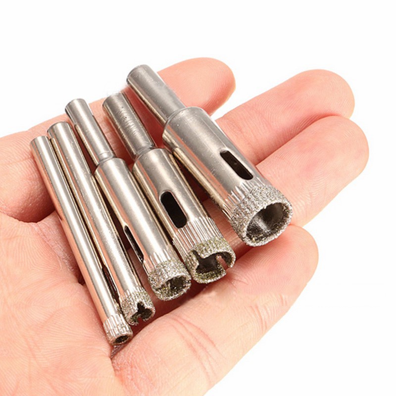 Mũi khoét lỗ tráng kim cương trục tròn dùng cho các vật dày 5mm-12mm
