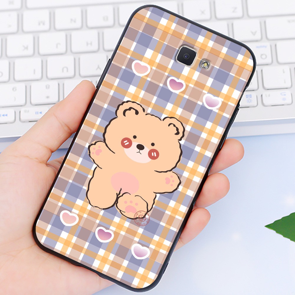 Ốp Samsung 😍 Ốp lưng Samsung J7 Prime J5 Prime J4 Prime Cute Bear nhựa cao cấp viền silicon