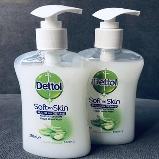 Dung Dịch Rửa Tay Diệt Khuẩn Dettol Soft On Skin 250ml