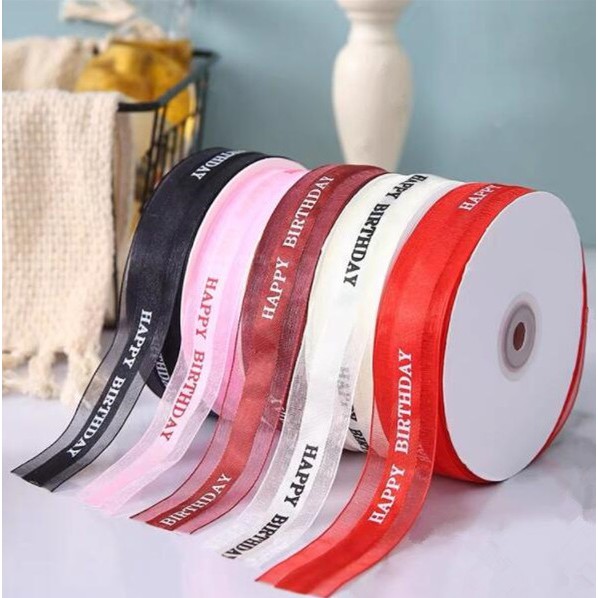 Cuộn Dây Ruy Băng 10M Dùng Gói Quà Sinh Nhật Độc Đáo