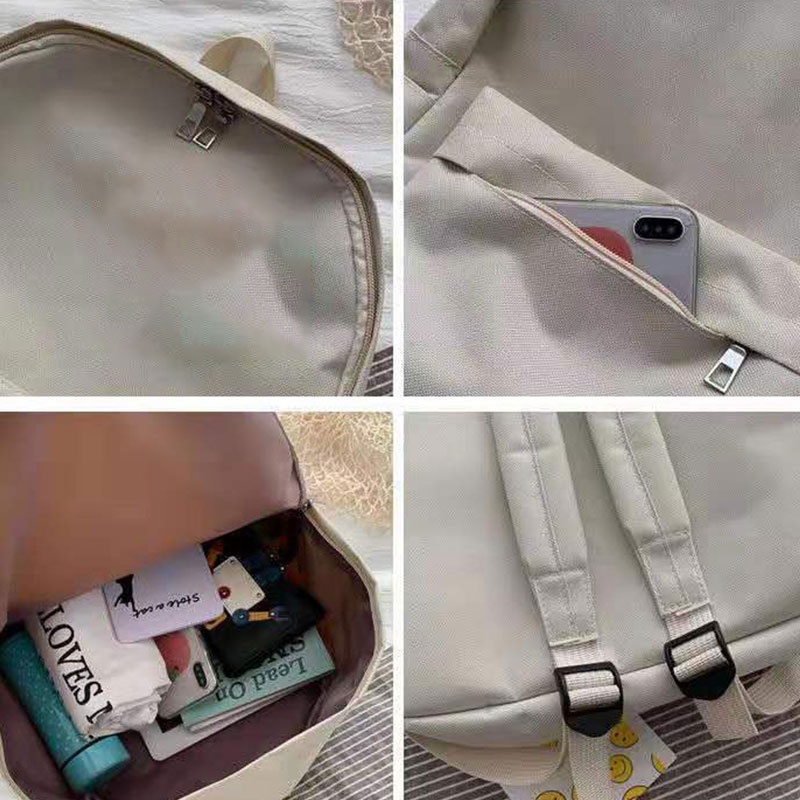 Balo YADOU mềm tối giản sức chứa lớn không nặng thời trang cá tính cho bé trai và bé gái