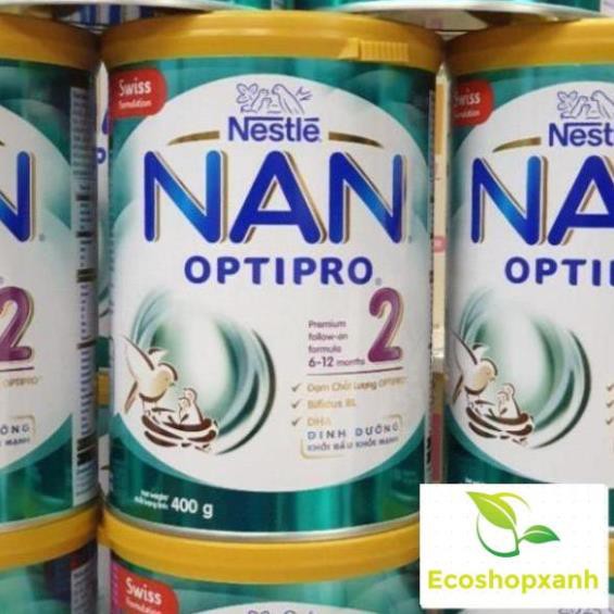 Combo 3 lon Sữa NAN OPTIPRO 2 Mẫu Mới 400g (Date 2021)