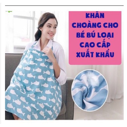 Áo choàng bú cho bé nơi đông người mẫu cực đẹp