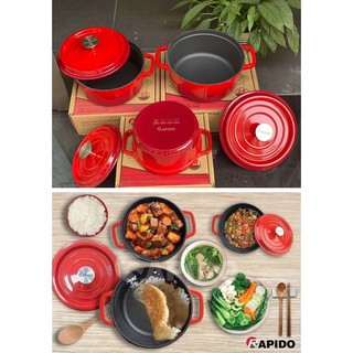 Nồi gang Rapido 20cm