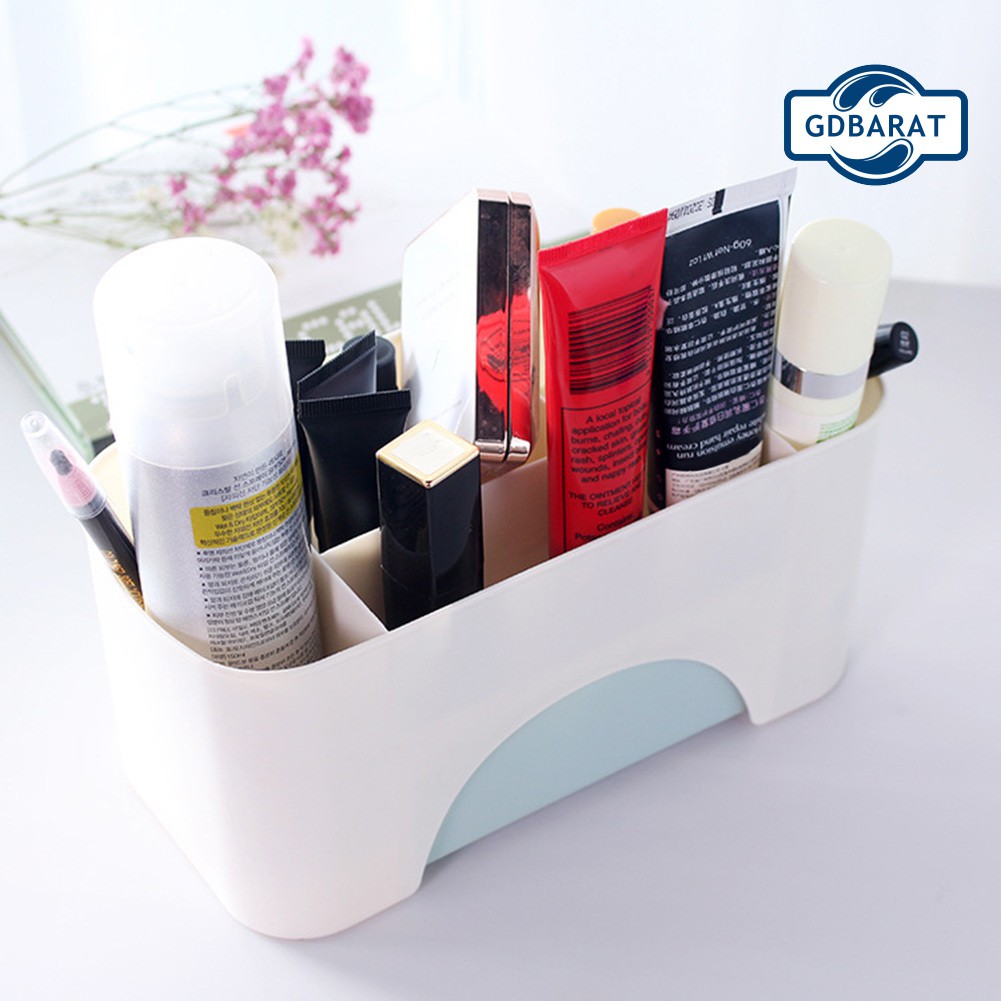 Hộp Nhựa Nhiều Ngăn Đựng Đồ Trang Điểm Để Bàn Tiện Dụng