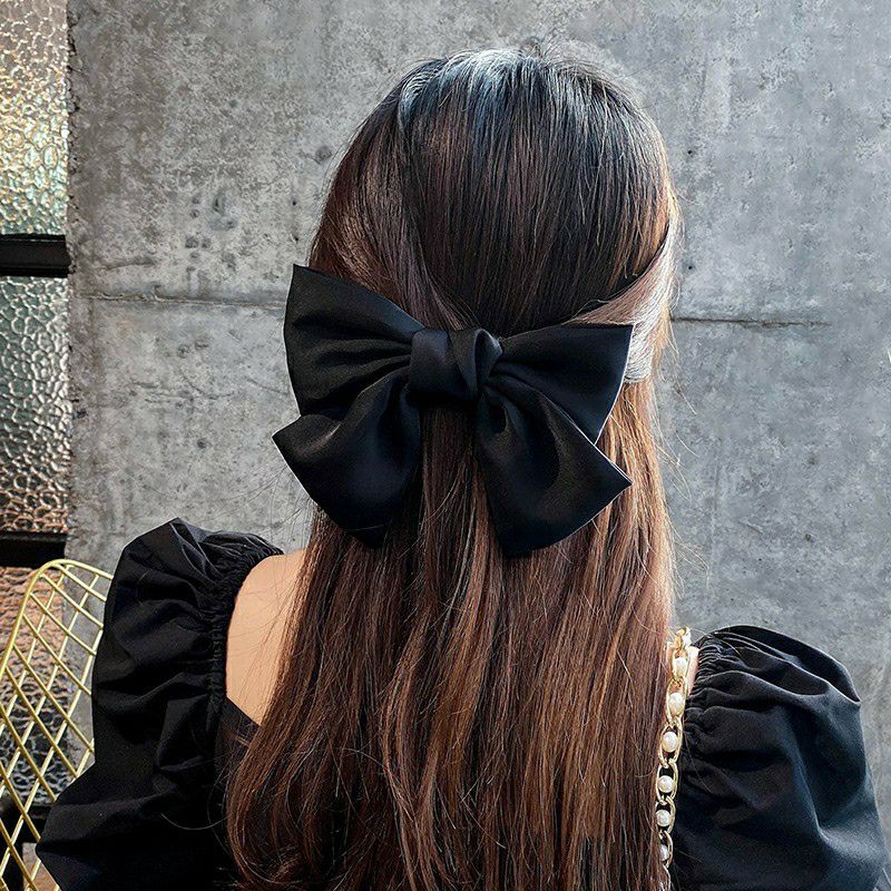 [HÀNG LOẠI 1] Kẹp nơ vải không nhăn handmade bản to nhiều màu hot trend dành cho tóc ngắn và tóc dài