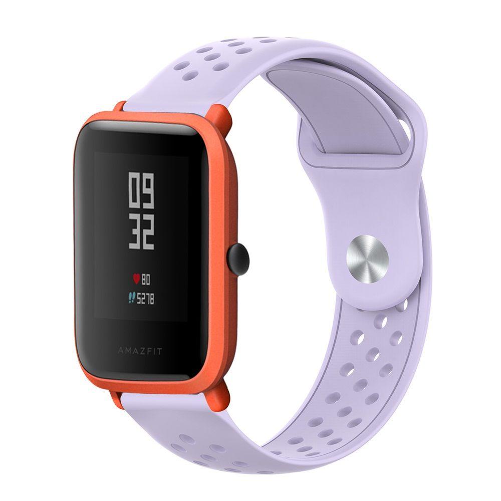 JONYE Dây Đeo Thay Thế Chất Liệu Silicon Màu Trơn Cho Huami Amazfit Bip
