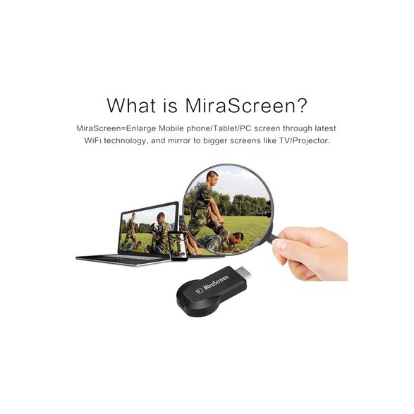 Thiết bị nhận tín hiệu wifi hiển thị không dây MiraScreen | BigBuy360 - bigbuy360.vn