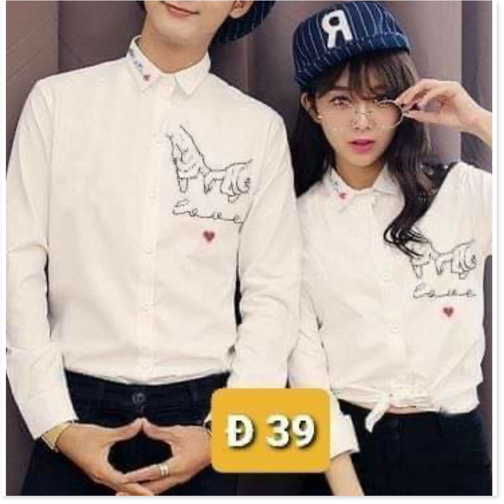 Áo sơ mi cặp đôi siêu đẹp , hottrend cho các bạn trẻ hot 2021 KOKO MI FASHION