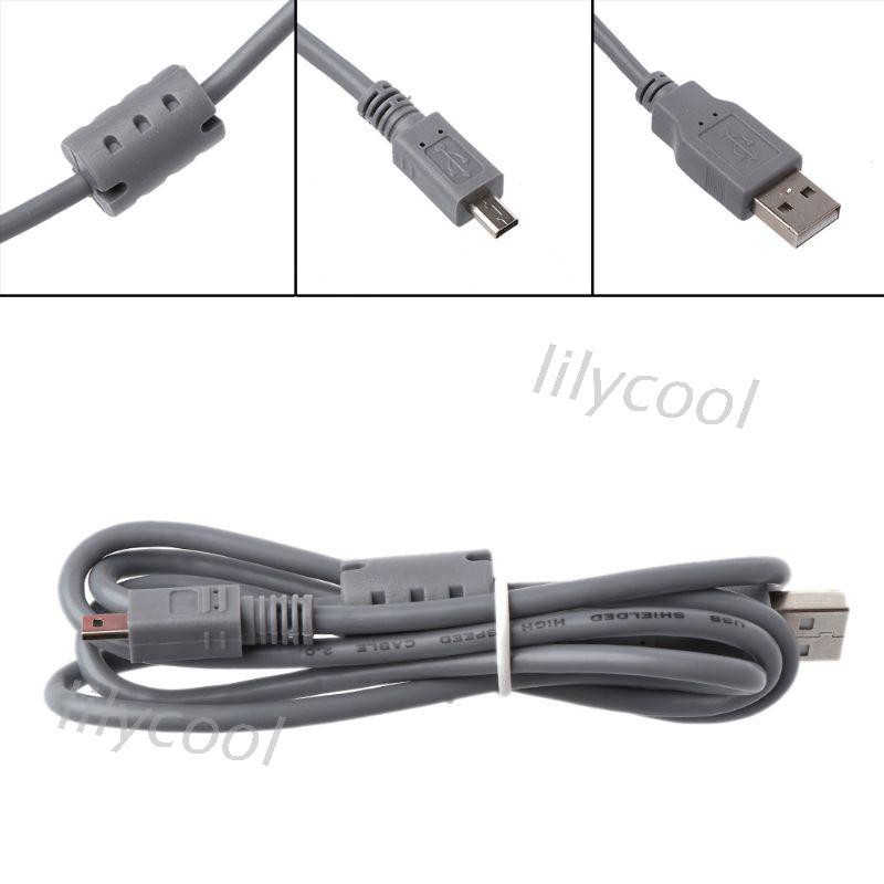 Dây cáp sạc USB kích thước 1m kết nối từ USB sang Mini 8 Pin dành cho máy ảnh kĩ thuật số Nikon Canon SONY