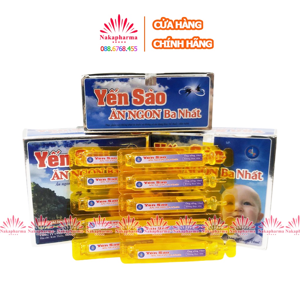 Yến Sào Ăn Ngon Ba Nhất G&P - Yến sào Alibaba mẫu cũ – Bé ăn ngủ ngon, tăng đề kháng, hấp thu GP