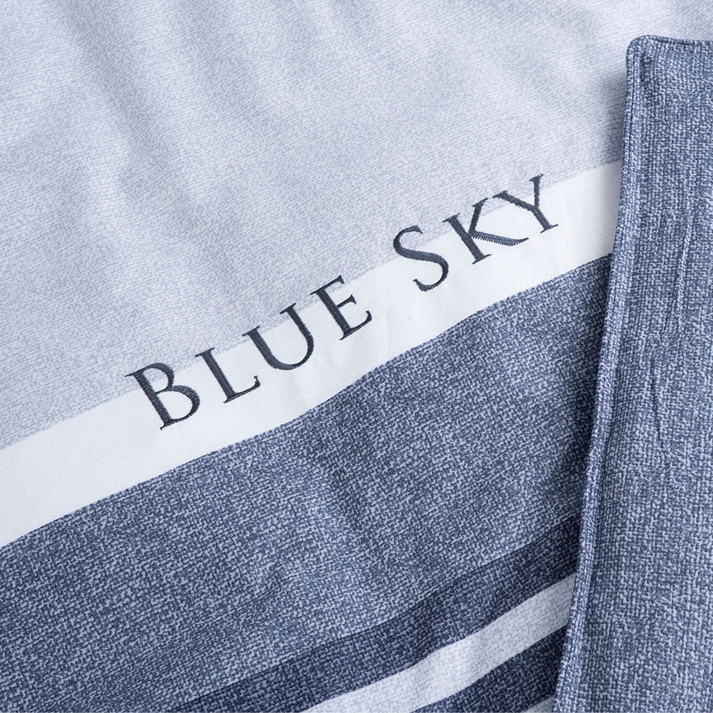 🍁 Mẫu Chăn Ga Gối 🍁 Hanvico Blue Sky DLS198 vải cotton cao cấp