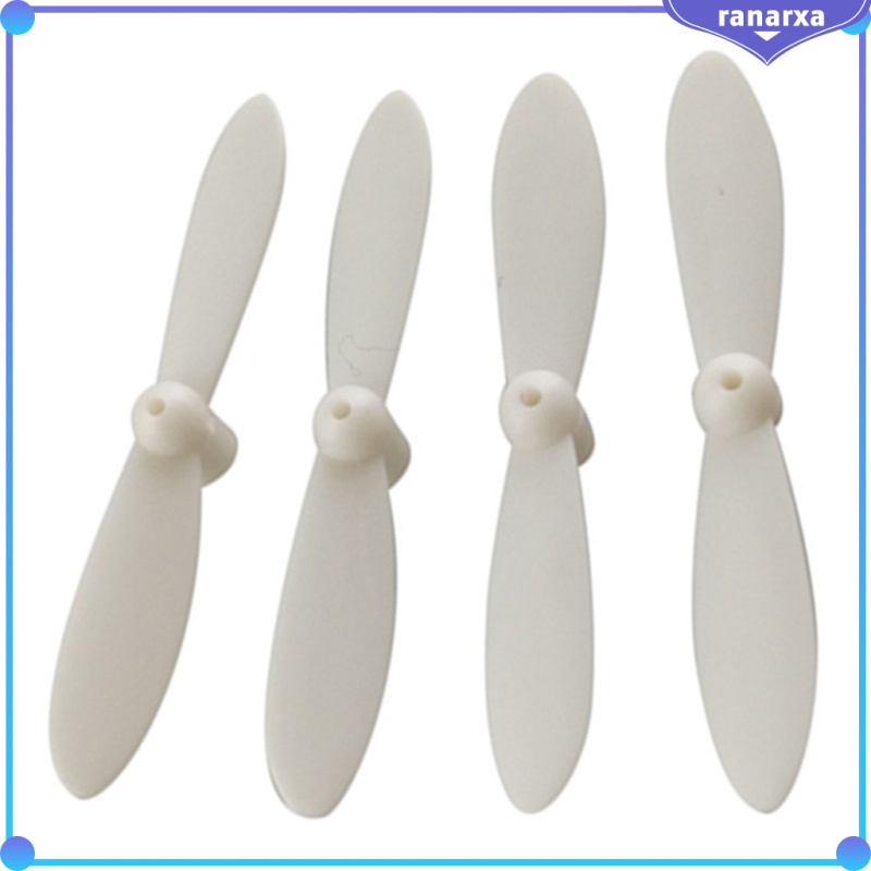 20 Chiếc Bộ Cánh Quạt Thay Thế Airscrew Cho Mini Drone Quadcopter Trực Thăng RC Phụ Kiện Trắng