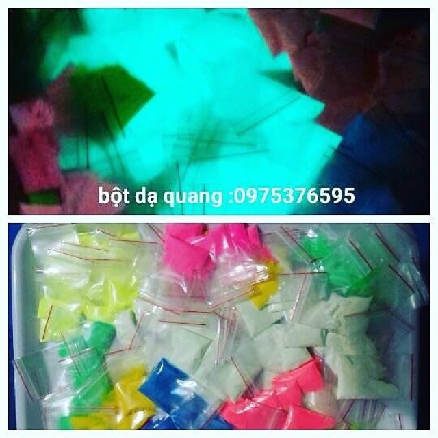 Combo 8 gói 8 màu dạ quang phát sáng trong đêm