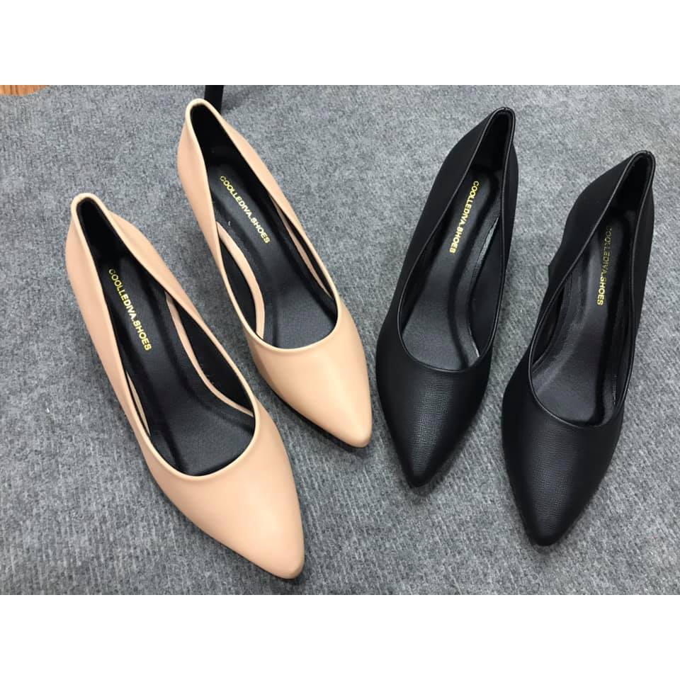 Giày bít trơn 5p st11