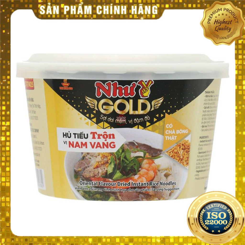 [ Yams Mart ] Combo 2  Hủ Tiếu Trộn Vị Nam Vang Ăn Liền Như Ý Tô 75G