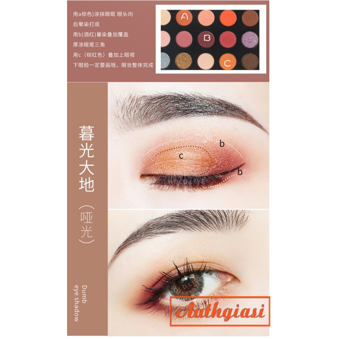 Bảng phấn mắt HOLD LIVE Color School Chocochoke 15 màu lì nhũ cực xinh | BigBuy360 - bigbuy360.vn