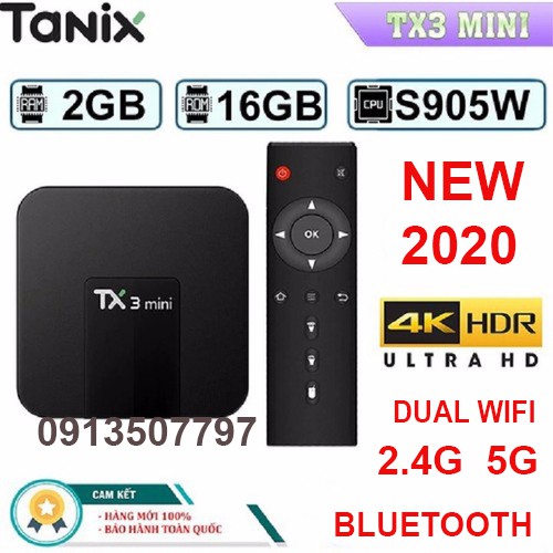 Androi Tivi Box TX3 + Mini - RAM 2G