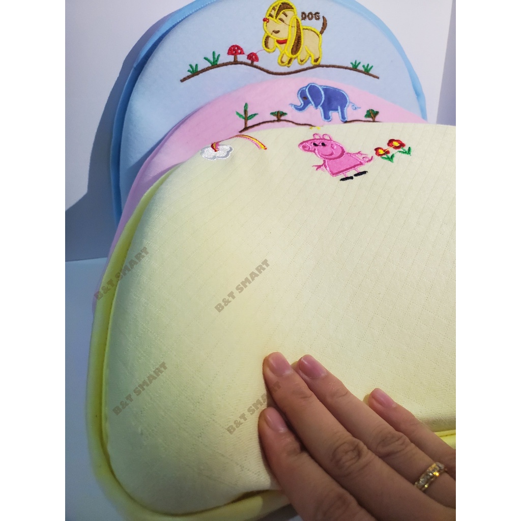 Gối Cao Su Non cho bé Chính hãng. Gối chống bẹp đầu, méo đầu tặng CÂY LẤY RÁY TAI CÓ ĐÈN CHO NGƯỜI LỚN VÀ TRẺ NHỎ