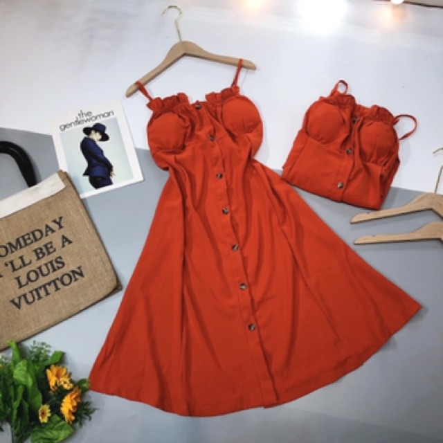 Váy 2 dây đệm ngực