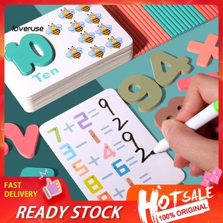 Bộ Thẻ Học Toán Bằng Gỗ Cho Bé