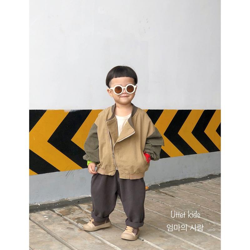 ÁO KHOÁC KAKI BOMBER PHONG CÁCH HÀN QUỐC DÀNH CHO BÉ GÁI VÀ BÉ TRAI 1530