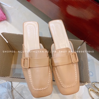 (Order) Sục nữ da mềm mũi vuông ⚡️ANDUSTORE⚡️[Video,Ảnh thật]