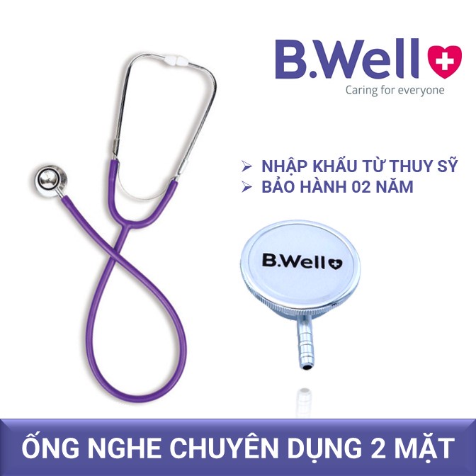 Ống nghe nhịp tim B.Well WS-2 nhập khẩu Thụy Sĩ Cam kết chính hãng