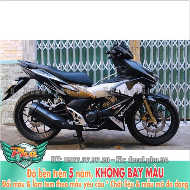 Tem rời Winner X Movistar Trắng đen -1