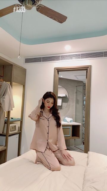 Bộ đồ ngủ pijama viền