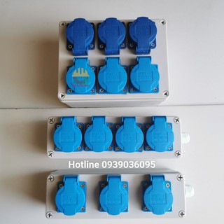 Ổ cắm điện ngoài trời - bộ chia nguồn điện ngoài trời chống nước - 10a - 3 chân - ổ cắm đa năng