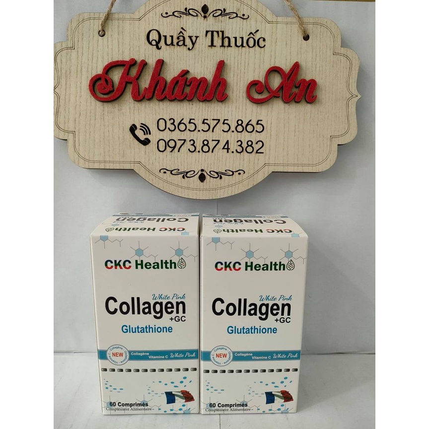 Collagen+GC kết hợp Glutathione viên uống - hàng nhập khẩu Pháp