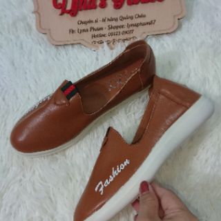 (XẢ HÀNG) GIÀY SLIP ON FASHION NỮ