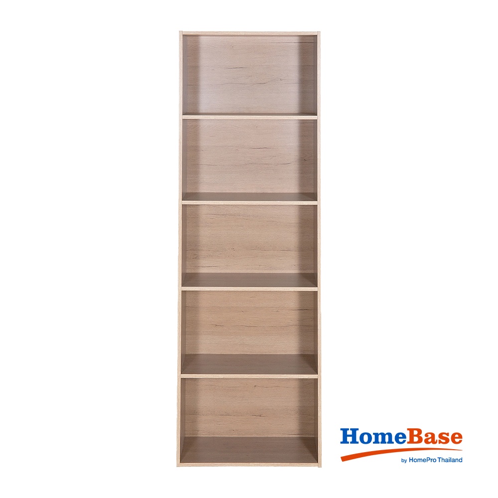 HomeBase ME LIVING Kệ gỗ đầu giường 5 tầng ARES Thái Lan W60xD30XH180cm Finn