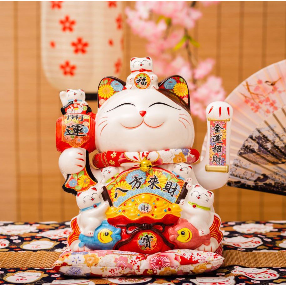 Mèo Thần Tài Vua Mèo Đại Gia 27cm - Đẹp Sắc Sảo Từ Nghệ Nhân - May Mắn Cát Tường Bậc Nhất | BigBuy360 - bigbuy360.vn