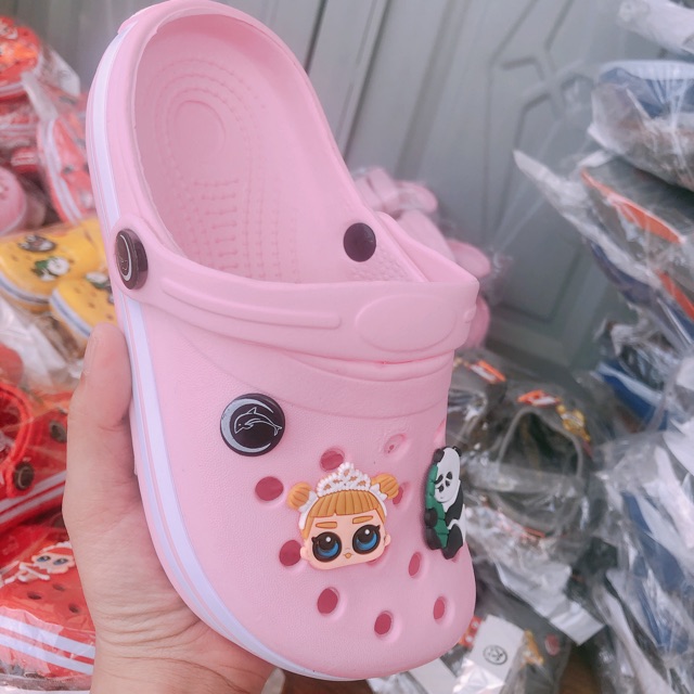 Combo dép sục lỗ trung