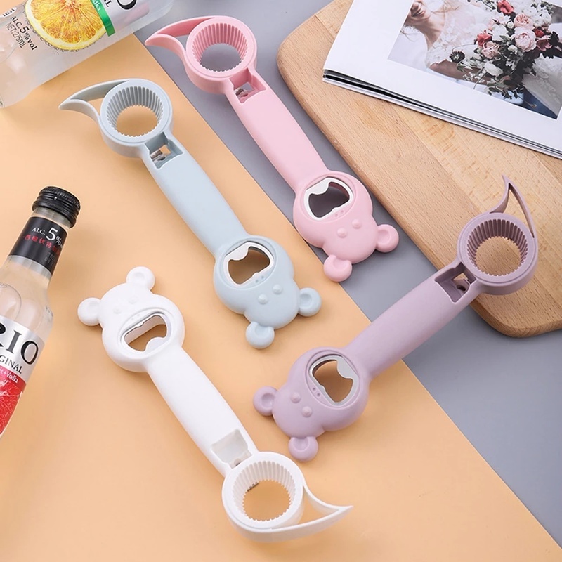 Dụng Cụ Mở Nắp Chai Bia Đa Năng 4 Trong 1